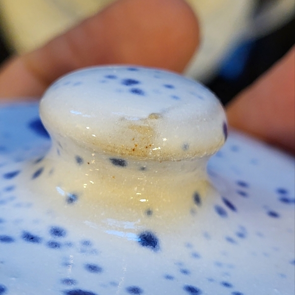 Nell Cole Graves - J.B. Cole Seagrove, NC White and Blue Sugar Bowl 1994 Age 85 - Picture 14 of 16